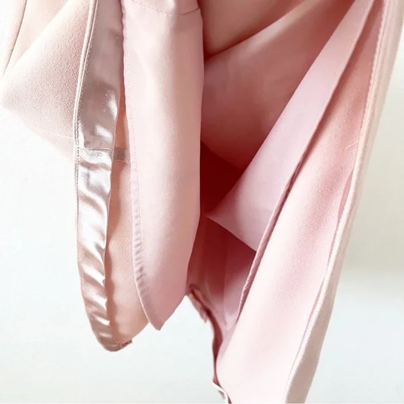 L.K Bennett Lenny Asymmetrical Wedding Guest Dress in Rose Pink - Picture 6 of 10